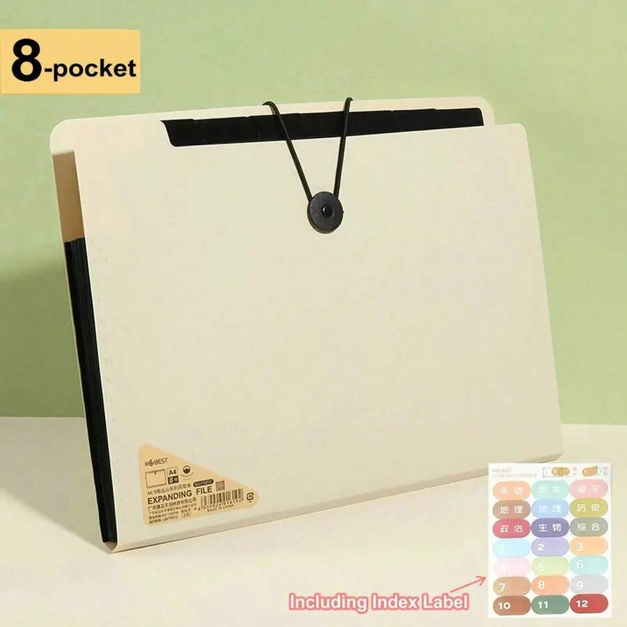 Kids File Jackets & File Pockets - Weiss - Übersicht 1