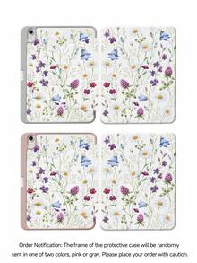 Kingsung Floral Pattern Tablet Protective Case, 360°/720° Rotatable, Built-In Pen Slot, Anti-Drop Protection, Auto Wake, Compatible With IPad Mini6/Mini7/9.7/10.9/Pro 11, 10th Gen, (A16) 11-Inch 11th Gen 2025, Air 8(M4)2026(11-Inch) - Multicolor - View 10