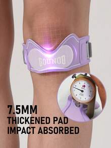 GOUNOD Lightweight Sport Patella Strap Knee Brace With Adjustable Compression Soft Strap Suitable For Basketball Sports, Outdoor Cycling, Home Exercise And Use In Multiple Scenarios. - Multicolor - View 8