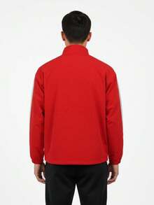 Adidas 男士 ST 3ST WV JKT 梭織無帽夾克 KR2519 - 紅色 - 查看 2