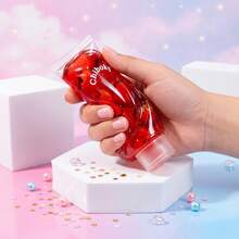 1pc Red Cherry Squeeze Tube Toy, Non-Elastic Toothpaste Squeeze Toy, Heavy Clay Texture Sensory Stress Relief Finger Toy, Relieve Stress And Anxiety, Cute Desktop Decoration - Multicolor - View 6