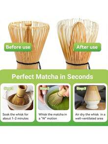 1 buah Pengocok Matcha Bambu Buatan Tangan, Sendok Teh, Alat Upacara Teh Matcha Jepang Dinasti Song, Aksesori Matcha, Alat Matcha, Hadiah untuk Pecinta Matcha - MultiWarna - View 8