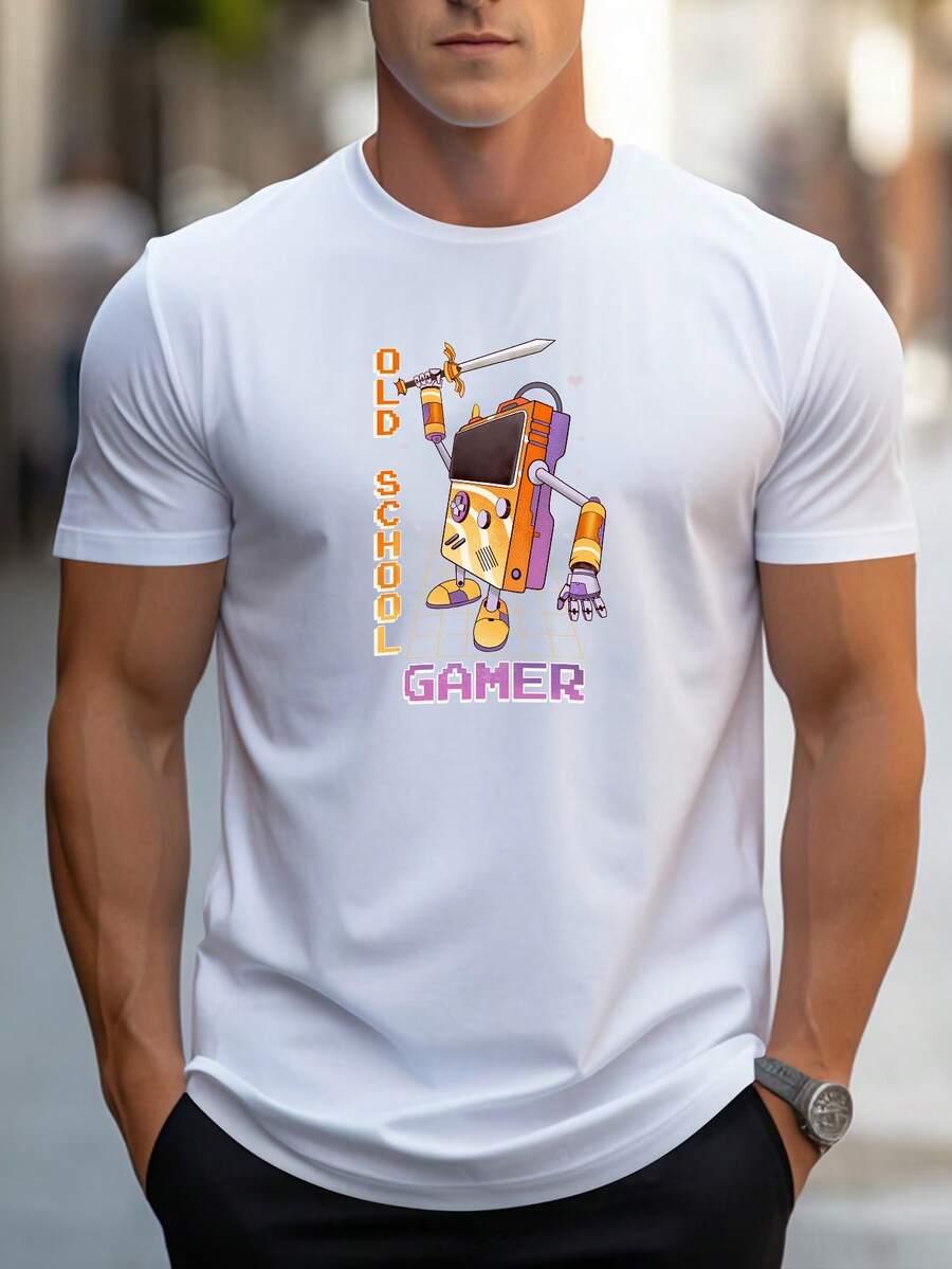 Men T-Shirts - 白色 - 查看 1