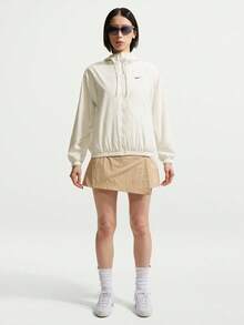 Nike 女款 AS W NK UV CLSSC 梭織連帽夾克 IM8162-133 - 米色 - 查看 6