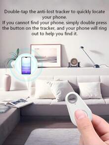 1pc Mini GPS Tracker Item Finder, GPS Tracker, Mini Fashionable Smart Pet Anti-Loss Alarm, Find Location Reminder, Suitable For Wallet, Backpack, Keys, Car, Locate Lost Items, Pet Finder Location Anti-Loss Device Tracker, Halloween Gift, Includes Battery (Multi-Color Optional, Optional Keychain) - Multicolor - View 5