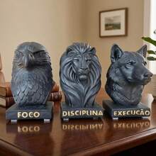 DECORAÇÃO ELEGANTE  MOTIVAÇÃO SALA,QUARTO,ESCRITORIO DE LUXO - 3pcs - Visão 10