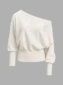 Women's Casual Daily Commute Elegant Soft Color-Blocked Polka Dot Collar Long-Sleeve Open Front With Shell Button Chest Flap Pocket Top, Fall Winter - Beige - View 6