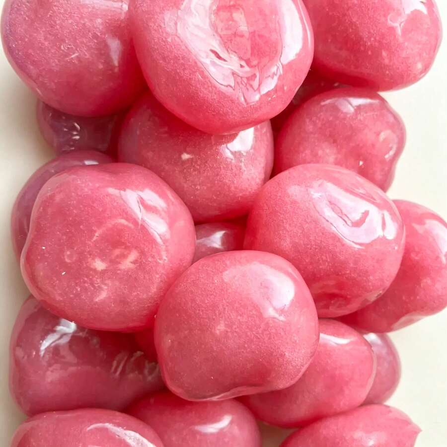 Juguete de apretar de helado de durazno, juguete de mano para aliviar el estrés, pelota antiestrés de durazno de rebote lento - Multicolor - Ver 1