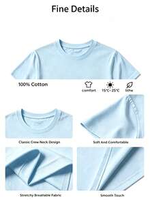 Women T-Shirts - 藍色 - 查看 3