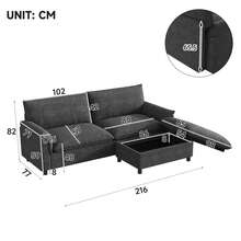Sofas & Couches - 黑色 - 查看 2