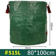 1pc Reusable Garden Waste Bag With Handle, Durable Garden Leaf Collection Bucket, Suitable For Garden Waste Cleanup, Plant Pruning And Maintenance, Outdoor Use - A - View 15
