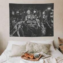 Decorative Tapestry Mason Tapestry Thames Pink Flag Polyester Wall Design Decorative Hanging Flag For Bed Room Yard, Porch, College Dorm Decoration For Best Friens For Fans.Suitable For Room Decoration, - Multicolor - View 6