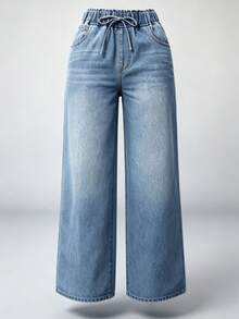 Women Jeans - Blue - View 2