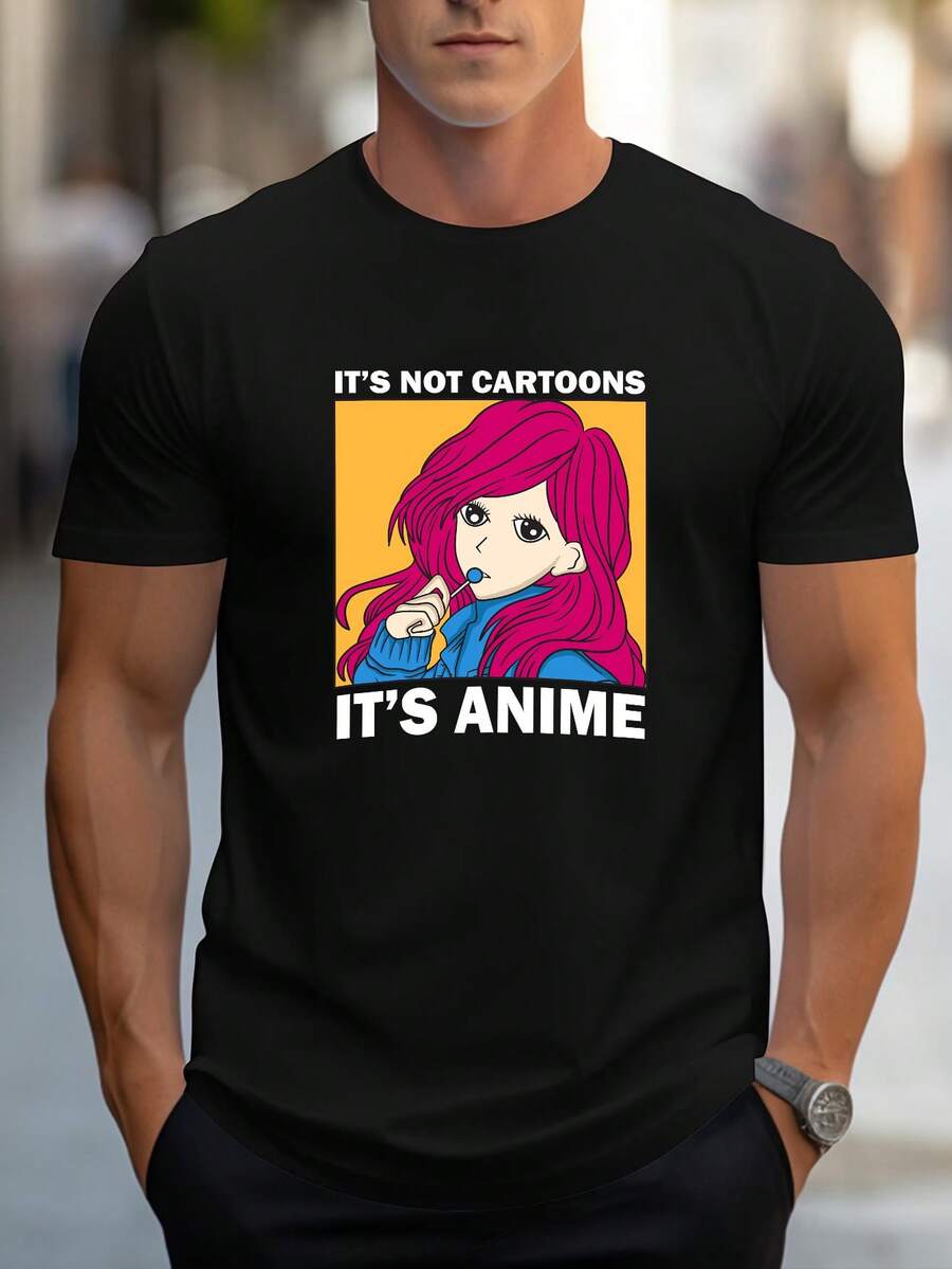 Camisetas de hombre - Negro - Ver 1