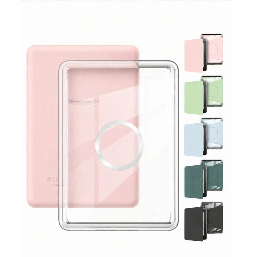 Protective Case For Kindle Paperwhite 12th Generation (2024 Model) 7-Inch E-Reader, Magnetic Acrylic Shell, Auto Wake/Sleep Function, 360° Rotation, Detachable