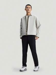 Adidas 男士休閒戶外口袋運動長褲，適合健身與跑步 - 黑色 - 查看 6