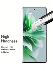 2pcs Curved Full Series High Definition Tempered Glass Screen Protector, Dust-Proof Full Coverage With No Gaps, Perfect Protection For Your Phone Against Damage, Scratch-Resistant And Wear-Resistant, Curved Edge, High Transparency And Clear Image Quality, The Ultimate Protection For Your Phone - Clear - View 4