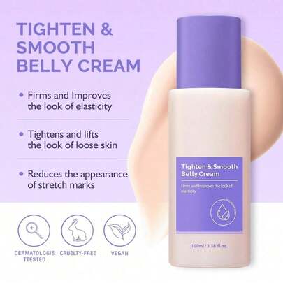 Crema corporal reafirmante de múltiples áreas de colágeno, loción reafirmante suave para el cuello del vientre para brazos, glúteos, muslos, levanta visiblemente la piel flácida, mejora la elasticidad, tono uniforme, cuidado diario de la piel antienvejecimiento para la recuperación de la piel suelta posparto