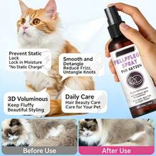 Pet Hair Care Spray | Leave-In Grooming Formula Softens Dry Hair, Reduces Frizz, Detangles Knots, Improves Coat Texture, Makes Brushing Easier | Ideal For Daily Use On Dogs And Cats - View 4