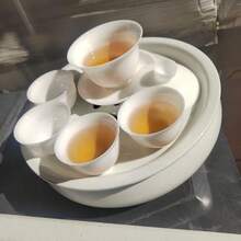 Ice Jade White Porcelain Cups, 2 Oz Teacup Set Of 4 Suet-Fat Jade Porcelain Chinese Tea Cup Set For Gongfu Tea Small Cups - Small Cups - View 7