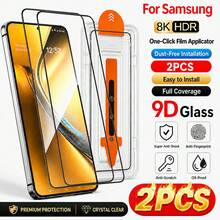 Yezodawee HD Transparent Dust-Free Installation Kit Tempered Glass Screen Protector, Compatible With Galaxy S24/S23/S22/A Series, Auto-Alignment Bubble-Free One-Click Installation, High-Definition Transparent Dust-Free Installation Box Tempered Glass Screen Protector - 2pcs Clear - View 9