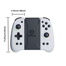 Controlador de Juego Inalámbrico LinYuvo, Joystick de Efecto Hall | Detección de Movimiento | Función Turbo | Retroalimentación de Vibración | Iluminación RGB | Agarre Antideslizante | Múltiples Modos de Juego, Experiencia de Juego Profesional, Compatible con Switch/PC/Tableta - Ver 5
