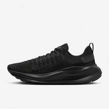 Nike React Infinity Run Flyknit 4 圓頭繫帶黑色 低筒跑步鞋 男款 - 黑色 - 查看 4