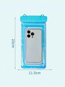 1pc Waterproof Phone Pouch, Touchscreen Compatible Floating Water Park Equipment Bag, Professional Phone Case, Transparent Ultra-Waterproof Phone Shell For Photography - Multicolor - View 17