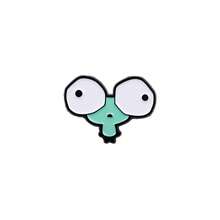 Pin Enamel dan Bros Katak Bermata Besar Kartun Lucu untuk Tas Ransel, Dekorasi Keren untuk Teman, Hadiah - MultiWarna - View 4