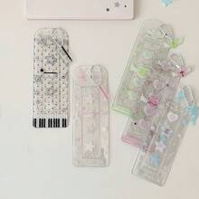 Portacartas transparente con brillo y patrón de estrella de dibujos animados, álbum de coleccionista de ídolos, estilo INS - Multicolor - Ver 10