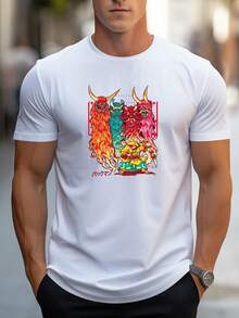 Men T-Shirts - 白色 - 查看 6