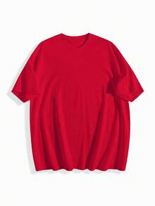4-Pack Men's T-Shirts In Pure Cotton With Crew Neck And Print, Casual And Versatile, Ideal For Spring And Summer - 黑白紅 - 查看 4