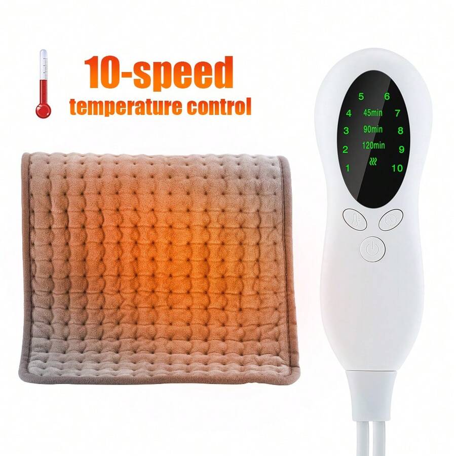 Hailicare Bantalan Pemanas Listrik dengan 10 Tingkat Suhu yang Dapat Diatur, Timer 3 Tingkat dengan Mati Otomatis, Spesifikasi Steker UK/US/EU, Bantalan Pemanas Lembut yang Dapat Dicuci, Bantalan Penghangat Serbaguna untuk Rumah & Kantor, Selimut Pemanas, Hadiah Terbaik untuk Halloween, Thanksgiving, Natal, Kehangatan Musim Gugur/Dingin