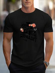 Men T-Shirts - Black - View 6