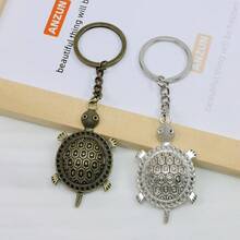 1件合金海龜吊墜項鍊飾品、包包掛飾、聖誕裝飾、鑰匙圈 - 查看 7