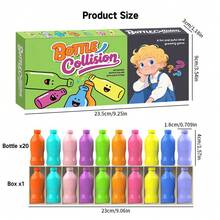 The Bottle Matching Toy, 2-Player Color Guessing Educational Board Game, Parent-Child Interactive, Family Party Gathering Multi-Player Game Prop, Holiday Gift For Boys And Girls (Random Accessory Colors) - 20-piece the Bottle Game - View 9