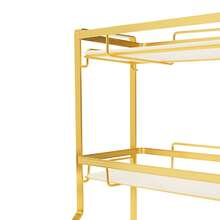 YUNRUX 3-Tier Bathroom Countertop Organizer Shelf Rack Storage - 金色 - 查看 2