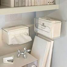 Transparent Acrylic Tissue Box, Facial Tissue Storage Box, Desktop Kitchen Napkin Holder, Bathroom Tissue Box - Multicolor - View 6
