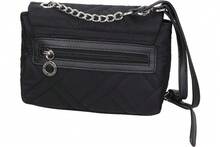 DEVOTA & LOMBA | Bolso Bandolera Devota&Lomba para Mujer – Bandolera Ajustable en Color Negro – Bolso Mediano con Cremallera y Clip – Varios Compartimentos – Estiloso – Versát - Schwarz - Übersicht 4