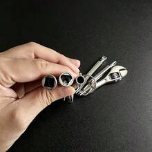 Multi-Function Screwdriver Bits, Socket Screwdriver, Wrench Set - Ideal Tool For Various Home Repair Challenges - Keychain Design - A - View 2