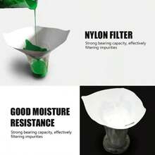 10/100Pcs Disposable Paint Strainer Funnel Nylon Mesh Cone Filter For Car Spray Paint Purifying Fast Shipping - Multiple Styles - View 2
