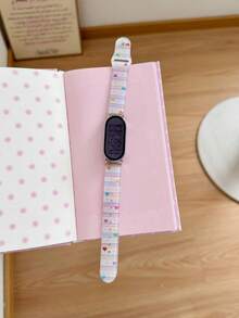 1pc Girls Watch Band Popular Cute Star Bow Heart Polka Dot Compatible With Xiaomi 8/9/10 8/9pro Watch Replacement Band 41mm 40mm 38mm Compatible With AppleWatch Band Series 11 10 9 8 7 6 5 4 3 2 1 SE Suitable For Smart Watch Band, Back To School Gift - Multicolor - View 22