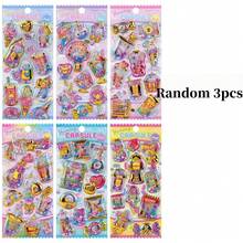 Kawaii 3D Crystal Glitter Stickers Sequins Candy Ice Cream Unicorn Gold Bow Decals Scrapbook Journal Planner Phone Case DIY Stationery - Color - View 9
