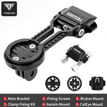 TOSUOD Road Bike Integrated Handlebar Dedicated Cyclometer Extension Mount, Multi-Function Bike Light Expansion Bracket, Lightweight Stable Bicycle Extension Bracket, Can Simultaneously Fix Cyclometer, Front Light, Action Camera, Racing Training, Daily Commute, Long Distance Cycling, Bicycle Modification Support Accessory - Multicolor - View 13