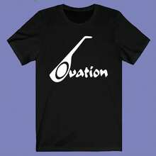 Ovation Guitar Company Men's Black Size S 3XL T Shirt - 黑色 - 查看 1