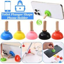 5 buah Dudukan Ponsel Mini dengan Perekat Hisap Toilet, Dudukan Ponsel Perekat Hisap Toilet Ringan dan Ajaib, Dudukan Perekat Hisap Mini Berwarna-warni, Cocok untuk Ponsel, Pemutar MP3, Pemutar MP4, dan Perangkat Lainnya, 5 buah Warna Acak - MultiWarna - View 6