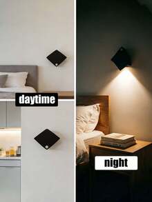1pc Shark Decorative Wall Light, Black Warm Light/White Light, Motion Sensor Night Light, Wireless LED Light, Bedside Lamp, Suitable For Bedroom, Porch, Balcony, Hallway, Bedside, Bathroom, Kitchen, Room Decoration, Room Decoration, Travel, Bedroom Night Light, Home Decor, Gaming Light, Gift, Bedroom Lamp, Bedroom Lighting, Display Cabinet Quick Sensor Lighting - Stingray Motion Sensor Light - View 9