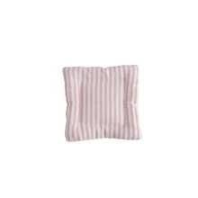 1pc Vintage Striped Linen Coaster, Absorbent Heat-Insulating Thick Soft Pad, Soft Reusable Coffee Tea Cup Mat, Farmhouse Style Home Restaurant Decor, Perfect Gift For Christmas Halloween Thanksgiving - Multicolor - View 12