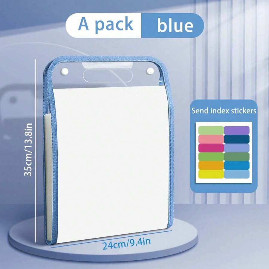 Kids File Jackets & File Pockets - Blue - View 1