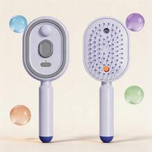 ICEWLESS Multifunctional Nano Mist Hair Brush, Portable Scalp Massager & Styling Comb, Creates Smooth Shiny Hair, Hydrating Hair Care Tool, Suitable For Daily Use, Easy To Clean, For Women, 300mAh - Multicolor - View 11